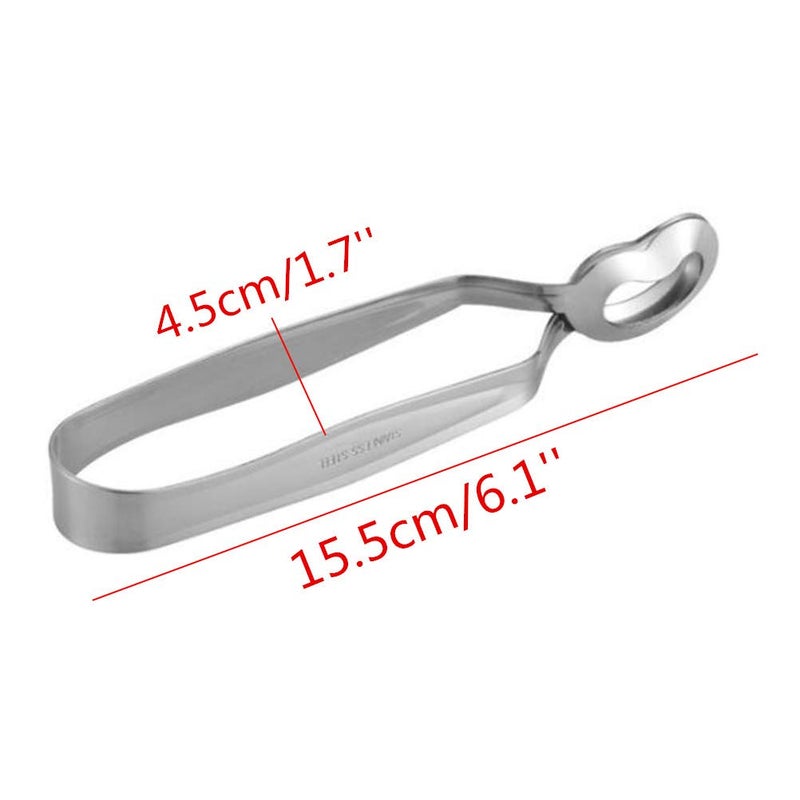 HAN SHENG 6 Pcs Stainless Steel Escargot Snail Tongs Kitchen Cooking Tool for Kitchen Cooking and Restaurant Serving - Image 2